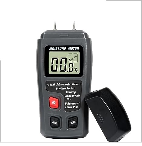 Humidimètre, Humidimètre numérique for bois professionnel 0~99.9% hygromètre for bois outil Portable affichage LCD détecteur d'humidité for bois MT10