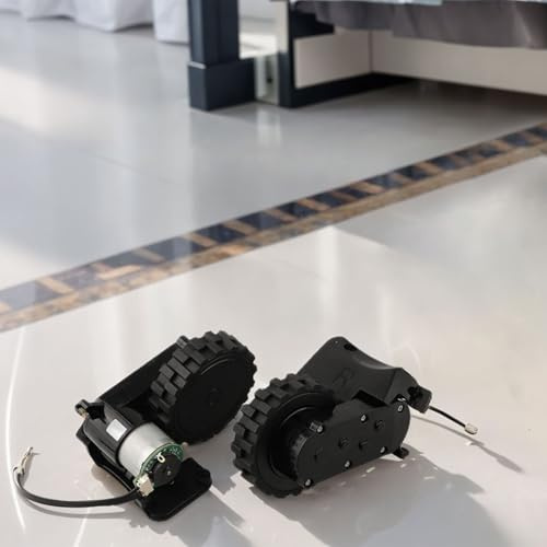 Jonikuper Replacement Wheel for Redmond RV-R650s and RV-R670S Robot Vacuum Cleaners, Left or Right Motor, Durable Plastic for Home and Garden