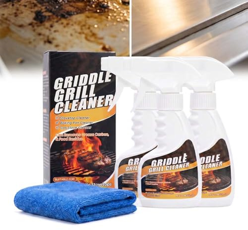 Fast-Acting Heavy-Duty Grill Degreaser Spray, Backofenreiniger Küchenreiniger Putzmittel, Ceranfeldreiniger Fettlöser für den Haushalt, Backofen, Herd, Dunstabzugshaube (2)