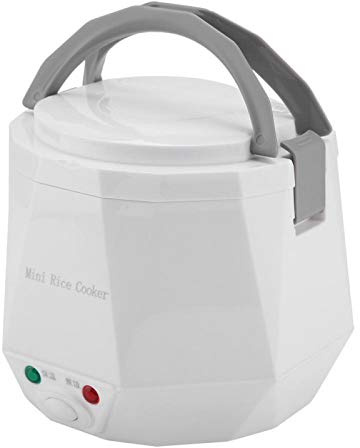 Zerodis 1.3L Cuiseurs à Riz pour Camion Boîte Déjeuner Chauffante Boîte à Repas Électrique 24V pour Les Chauffeurs Réchauffer Les Plats (White)