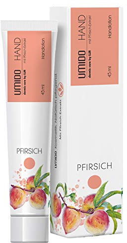 4 Stück Set Aktion UMIDO Hand-Lotion Set 45 ml Pfirsich-Extrakt | Handcreme | Pflegecreme | Lotion | Hautpflege | Handcreme Set