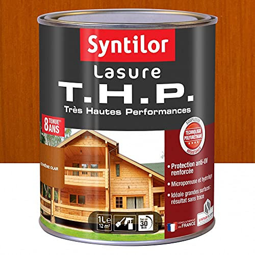 Syntilor Lasure Thp 8 Ans chêne Clair satiné 1 l