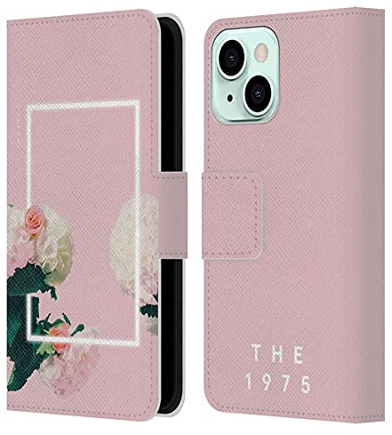 Head Case Designs Licenza Ufficiale The 1975 Rose Rosa Immagini Famose Custodia Portafoglio in Pelle Compatibile con Apple iPhone 13 Mini
