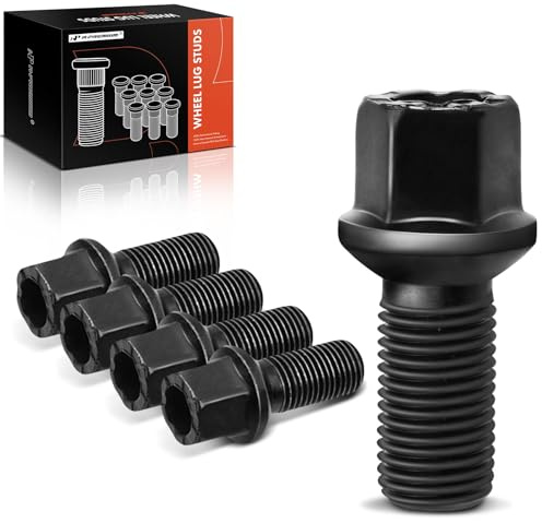 A-Premium M14-1.50 Wheel Studs Compatible with Volkswagen Jetta Passat CC Golf Tiguan Beetle Audi A3 A4 A5 A6 A7 Quattro A8 Front or Rear Side 5-PC Set