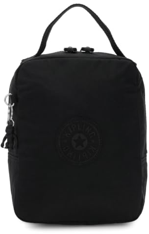 Kipling Lyla - Bolsa de almuerzo isotérmica reutilizable, color negro (negro auténtico), talla S