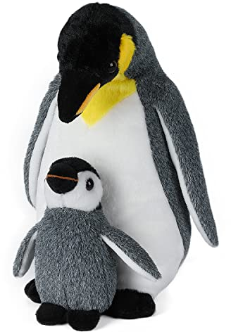 Plüschtier Puppe Weiches Kuscheltier Kinder Kinder Geschenk zum Geburtstag Weihnachten und Valentinstag (2 Penguin)