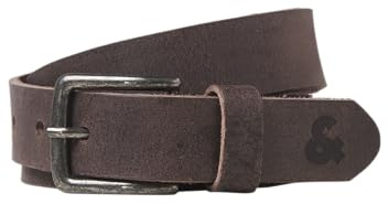 JACK & JONES Herren Jacian Leather Belt Ledergürtel (1er Pack)