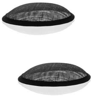 EXCEART 2stücke Rundes Hut-Felt -Hut-Accessoires Tragbares Modisches Zubehör Für Mädchen Für Fotos Und Besondere Anlässe Leicht Und Vielseitig