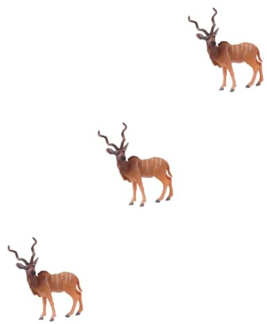 Abaodam 3 STK Spielzeuge Wildtiermodell Antilopen-Modell Kind Puzzle Figur