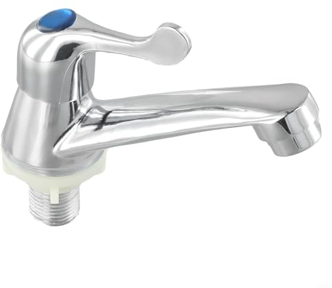 Einzelner Kaltwasserhahn Waschtischmischer, Zinklegierung, Zuhause, Küche, Badezimmer, Waschbecken, Armaturen, Kaltwaschbecken, Hebelarmaturen