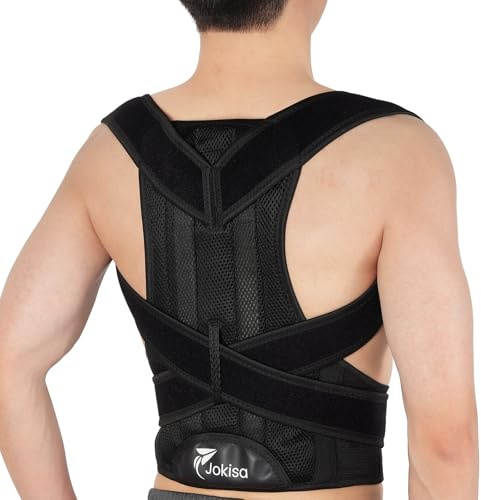 Redresseur de Dos - Correcteur de Posture Dos pour Hommes et Femmes, Correcteur de Posture Réglable pour Soulager les Douleurs Dorsales et Cervicales - L