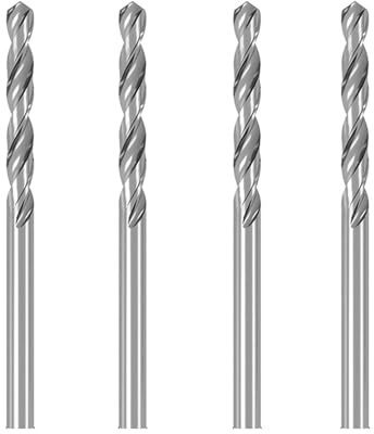 HSS Hole Saw Cutter Arbor Pilot Drill Bits 6.2mm x 100mm (4)