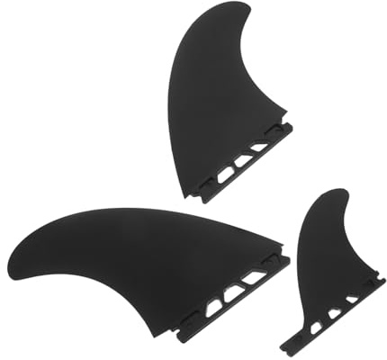 Hemobllo 3 Piezas Aletas de Repuesto para Surf y Paddle Board Diseño Preciso y Fácil Instalación Compatible con Tablas Sup Inflables y Tradicionales Accesorios para Deportes Acuáticos