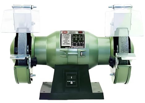 Meuleuse De Banc Compacte 5/6 Pouces, Meuleuse électrique De Banc Avec Protection, Mini Machine à Meuler Pour Affûter Couteaux Et Polir Métal Et Jade(5in)