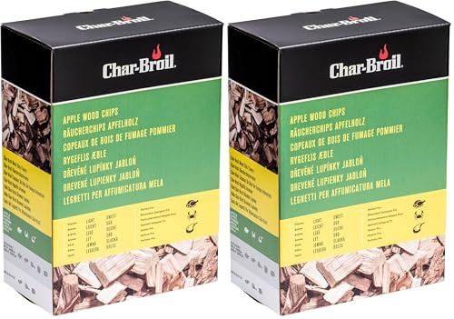 Charbroil 140 555 - Räucherchips, Geschmack - Apfel. (Packung mit 2)
