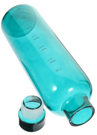 POPETPOP Bouteille D'eau avec Échelle de et Rappel en Verre 500ml, Gourde Portable Transparente Rangement Déplacements