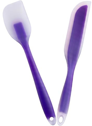 2 Piezas Espátulas de Silicona 28 cm, Espatula Silicona Cocina
