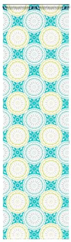 Kaloriko Tenda a rullo per doccia con cassetta da 60 x 240 cm, larghezza del tessuto 56 cm, in PEVA, impermeabile, con guida in alluminio, protezione privacy e privacy, per bagno, cucina, ufficio