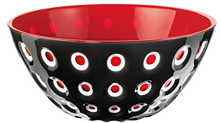 Guzzini - Le Murrine, Schale, Schüssel - Schwarz/Weiß/Rot, Ø20 x h9 cm | 1350 cc - 279420146