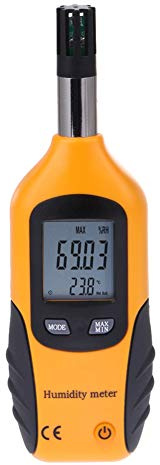 Lancoon Handheld Digital Temperature Humidity Meter, Professional Thermometer Hygrometer with Wet Bulb Dew Point Temperature HVAC Tool for Ambient Air Indoor Outdoor