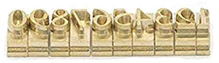 YUNSHINE Multi-Funktion Digital 220V Folie heiße Stamping Maschine Logo Prägung Messing Alphabete Buchstaben Label Bronzing Maschine Leder Holz Stempel Prägung Werkzeug Set (Zahlen:0-9)