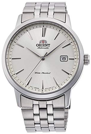 Orient Herren Analog Automatik Uhr mit Edelstahl Armband RA-AC0F02S10B