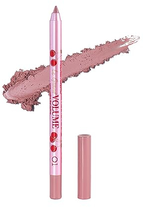 Vivienne Sabo Long Lasting Gel Lipliner - Langanhaltender Lippenkonturenstift mit Gel-Formel - Cremige Textur für präzise Konturen & voluminöse Lippen - Zum Anspitzen - Light Nude