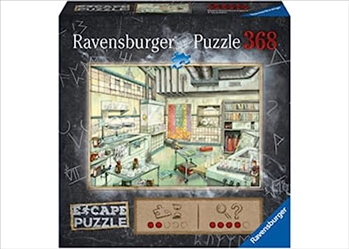 Ravensburger - Pussel Escape Room: Alkemistens laboratorium, pussel 368 bitar, pussel för vuxna och barn från 14 år och äldre, Escape the Room brädspel, Escape Room-spel Vuxna