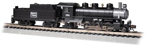 Bachmann Trains - Locomotive à vapeur Prairie 2-6-2 - Boston & Maine #1504 - Échelle N