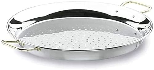 Suinga - Poêle valencienne classique en acier inoxydable [60 cm - 18 portions]