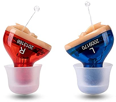 ZHANGMIN Premium-Soundverstärker for Erwachsene, Persönliches Mini-CIC-Innenohrgerät, Rechts Und Links Enthalten, for Fernsehen Und Sprechen, Mit Tragbarem Gehäuse (Color : B)