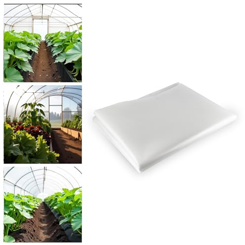 MODO AGRO Plástico Invernadero traslúcido agrícola 800 galgas 200 micras. Plástico Especial Agricultura y protección huertos Plantas Exterior Ideal para invernaderos huertas y Jardines (3X6)