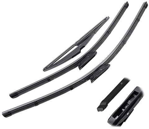 3 Stück Windschutzscheibe Vorne Hinten Wischerblätter Für Dacia Für R&enault Für Sandero MK2 2015 2016 2017 2018 2019