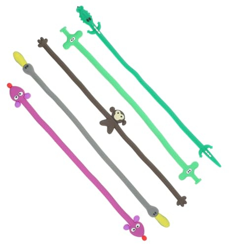 OSALADI Avvolgitori per Auricolari 12 Pcs Portatile per Cuffie Design Animali Avvolgicavo USB e