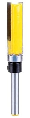 1 Stück 1/4 Schaft 12,7 mm Verlängerung 38 mm Trimmen Schaftfräser Trimmer Reinigung Holzbearbeitungswerkzeuge Fräser