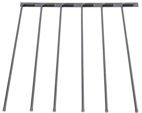 Joyance Satteldeckenständer aus Eisen, Robust, 180 Grad Ausschwenkbar, Wandhalterung, 6 Haken, Pferdepolsterhalter