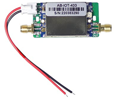 Qarmijaer 433 MHz Lora Signal Booster Übertragung erhalten Sie Signalverstärkungsmodul '-Wege-Verstärker (433 MHz SMA)