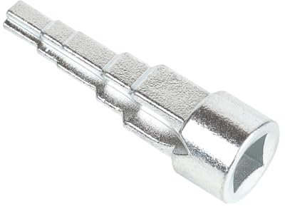 SUQIN Universal Stufenschlüssel Mit Innenvierkant 1/2 Zoll,Sanitär Heizkörperventil-Steckschlüssel,5-Stufen-Stufenschlüssel für Ventilnippel, Sanitär,Heizkörper