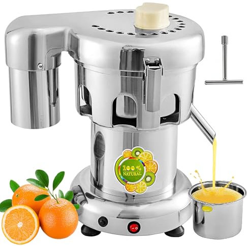 Estrattore commerciale del succo, macchina centrifuga elettrica della pressa 370W, multifunzionale per frutta e verdura, alta efficienza
