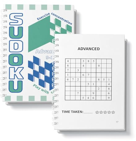 VTHY Challenging Sudoku Puzzle Book Smart Kids Above Exercise Brain, lmprove Focus and Boost