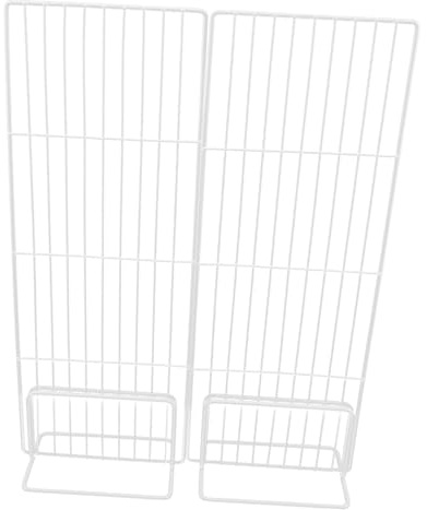 Separador de Estantes para Congelador y Refrigerador, Hierro Blanco | Ancho Telescópico 32-34cm, Uso Sencillo y Multipropósito, Optimiza Espacio en Freezer y Nevera