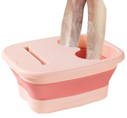 Vasca per Pediluvio e Ammollo dei Piedi Bacinella Ergonomica Portatile | Bacile Per Ammollo Piedi Per Benessere A Casa, Campeggio, I Viaggi, Gli E Il Recupero Dopo L'Allenamento