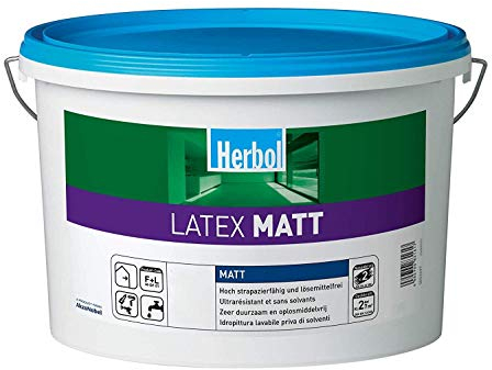 Herbol Latex Matt Innenbeschichtung RAL 9001 Cremeweiß 12,5 Liter