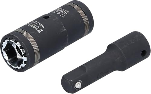 BRILLIANT TOOLS BT691011 1/2 Juego de llaves de vaso de impacto 4 en 1, 2 pzs [Powered by KS TOOLS]