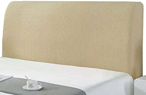 uyeoco Kopfteilabdeckung Elastische Bett Kopf Abdeckung Bettkopfteil Hussen Einfarbig Bettkopfteil_ Bezug StaubhüLle Kopfteil Hussen Boxspringbett Kopfteilbezug_ Bett Bettkopfteil Hussen