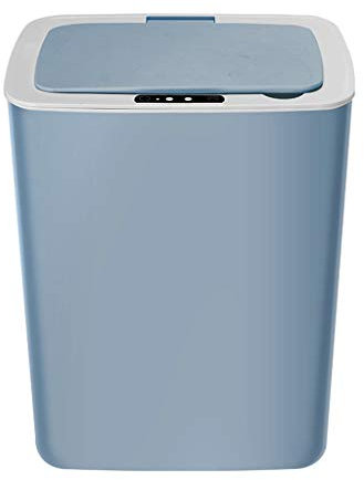 Cubo de Basura La basura cubierta de basura sensor inteligente bote de basura del sensor táctil cubo de basura automático Inducción de contenedores de plástico pueden Bin Chargeable para Baño Cocina