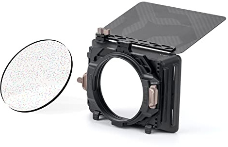 TILTA Mirage Matte Box und Vaxis 95mm Rainbow Dazzle Effekt Filter Set mit 67mm/72mm/77mm/82mm Adapterringen, für DSLR und spiegellose Kameras