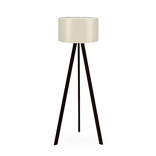 Lámpara de pie con 100% PVC color Crema