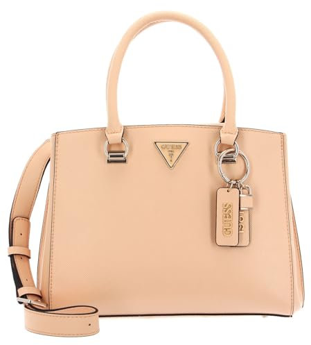 GUESS Noelle Girlfriend Satchel Apricot Cream