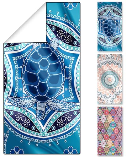 YEJIKJ Strandhandtuch Handtuch, Microfaser Badetuch Groß, Sandfreie und Leichte Strandtuch, Badehandtuch für Erwachsene, Tragbares Reisetuch für Fitness, Yoga, Saunahandtücher (180 x 90 cm)